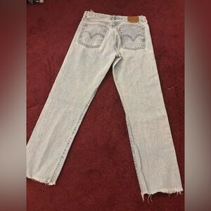 Levi's Light Blue Denim with Brown Patch
